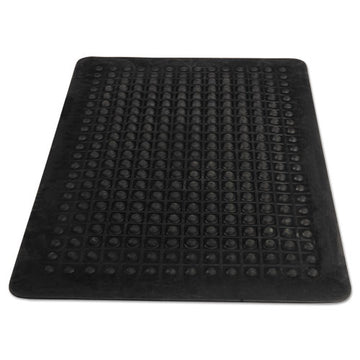 Guardian Flex Step Rubber Anti-fatigue Mat, Polypropylene, 36 X 60, Black freeshipping - TVN Wholesale